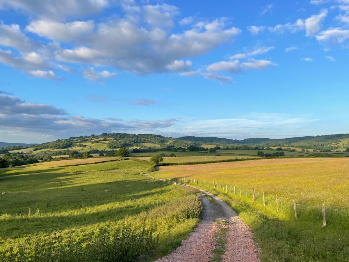 Harrys Hideout - Shepherd'S Huts At Harrys Cottages Pen-y-Clawdd Екстериор снимка