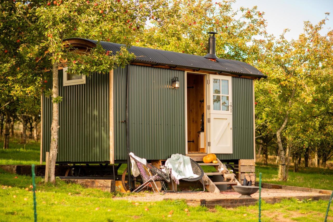 Harrys Hideout - Shepherd'S Huts At Harrys Cottages Pen-y-Clawdd Екстериор снимка