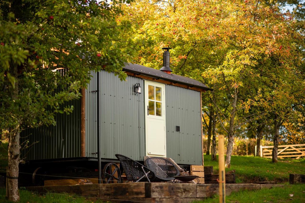 Harrys Hideout - Shepherd'S Huts At Harrys Cottages Pen-y-Clawdd Екстериор снимка